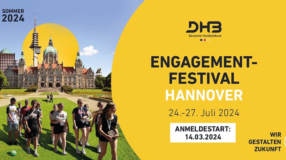 DHB Engagement-Festival 2024: Anmeldephase startet diese Woche