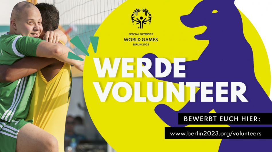 Volunteer-Bewerbung für Special Olympics World Games und Nationale Spiele Berlin gestartet