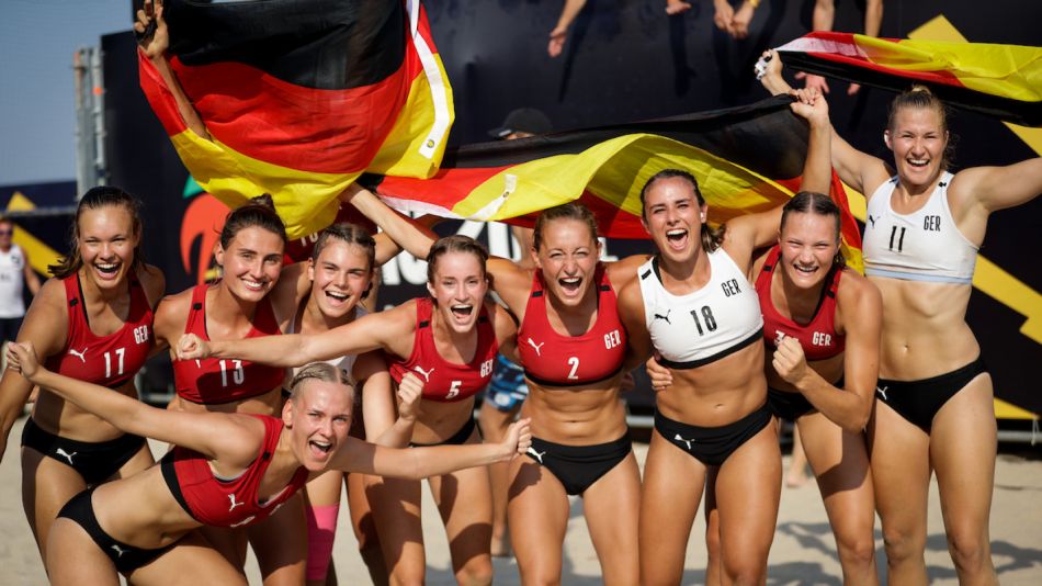 Frauen sind neuer Europameister im Beachhandball