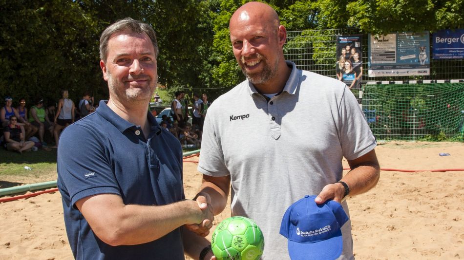 Deutsche Krebshilfe engagiert sich im Beachhandball