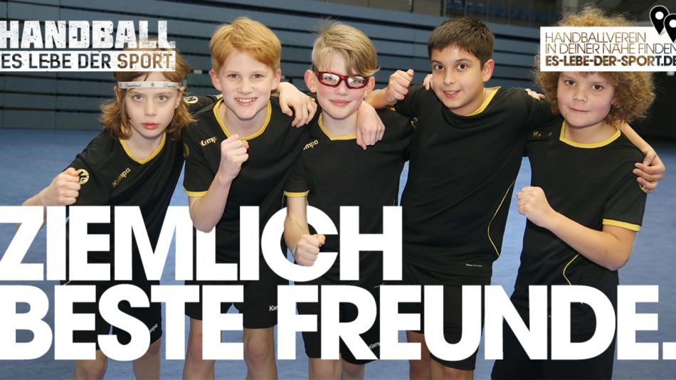 Es lebe der Sport: Die Kampagne des deutschen Handballs präsentiert neue Motiv-Kollektion mit Fokus „Nachwuchs“