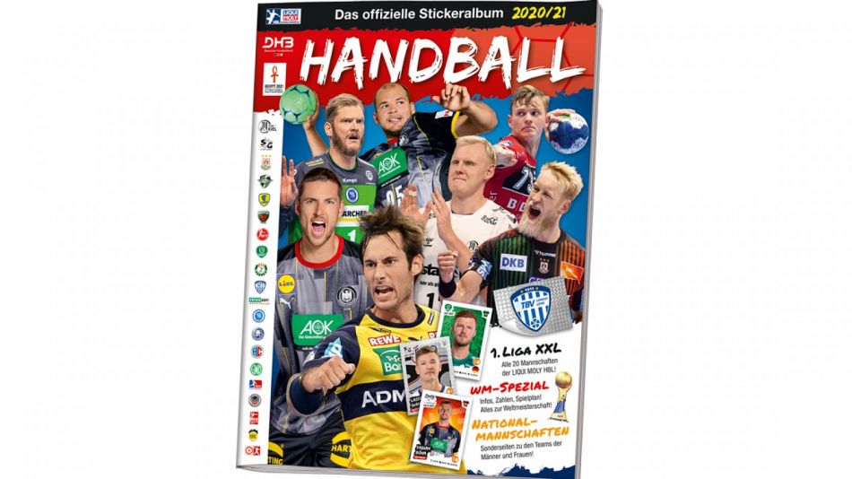 20 Stickertüten Blue Ocean Victus Handball Sticker 2020/21-1x Leeralbum