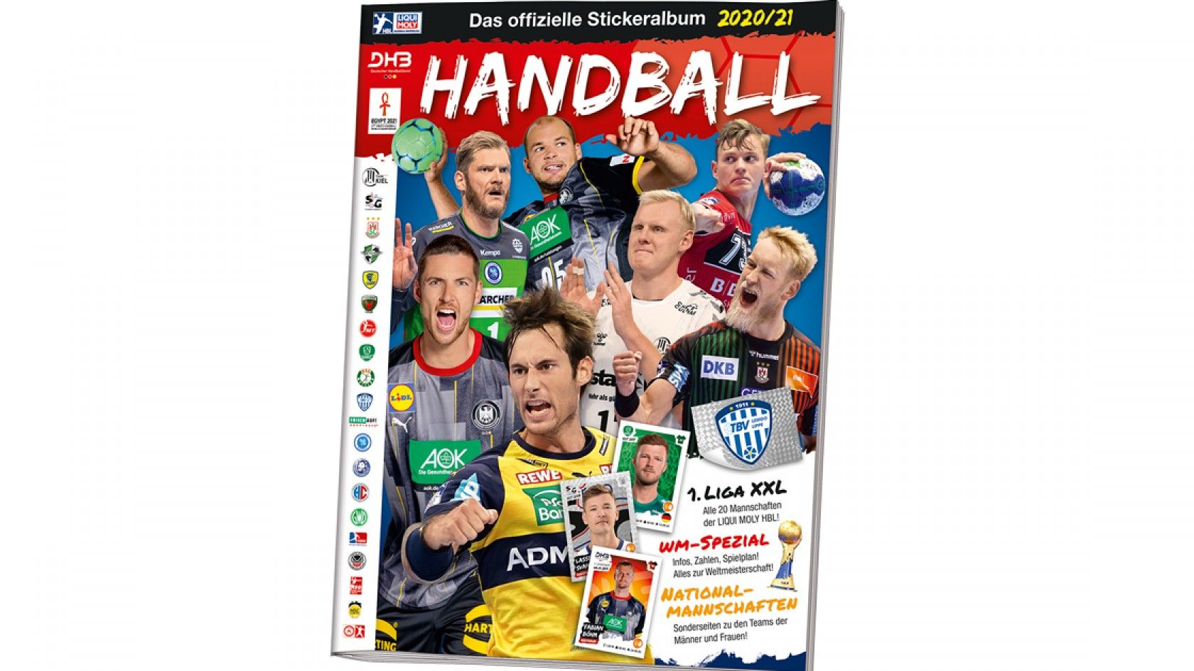 WM Sticker & Cards 2020/2021 Starterpack Sammelmappe Handball Bundesliga