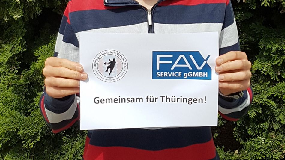 Thüringer Handball-Verband kooperiert mit FAV Service gGmbH