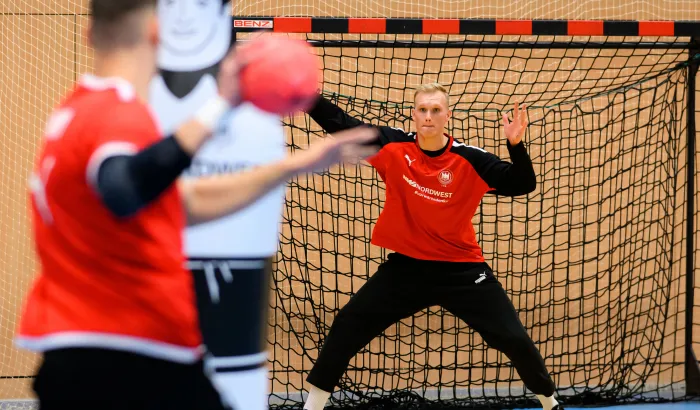 David Späth beim Training