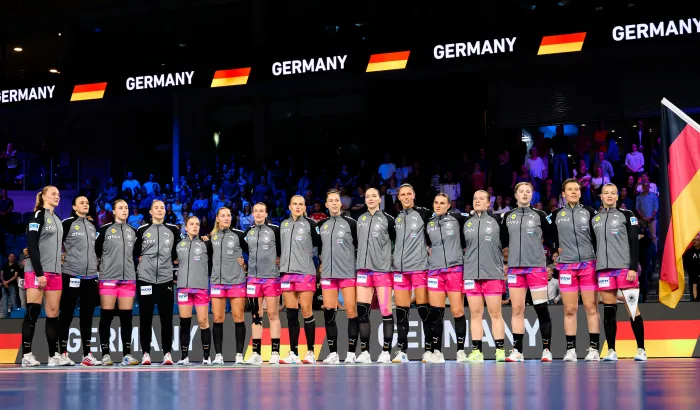 Die deutsche Frauen-Nationalmannschaft. - Foto: Marco Wolf