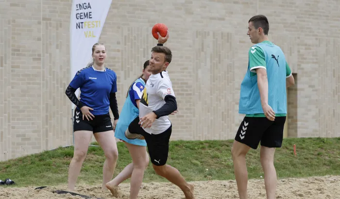 Beim Engagement_Festival 2026 wird es ein großes Beachhandball-Turnier geben