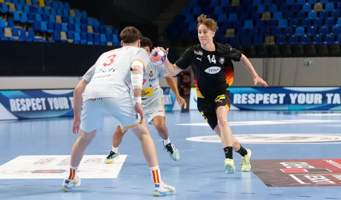 Caspar Gauer erhielt die Auszeichnung als Player of the match auf deutscher Seite. - Foto: Mihaela Bobar