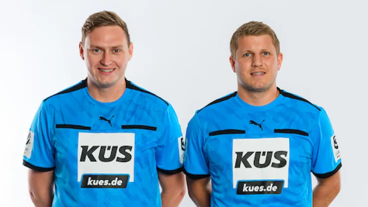 Schiedsrichter Baltz und Michels im Portrait