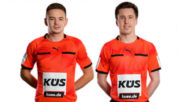 Schiedsrichter Füller und Maass im Portrait