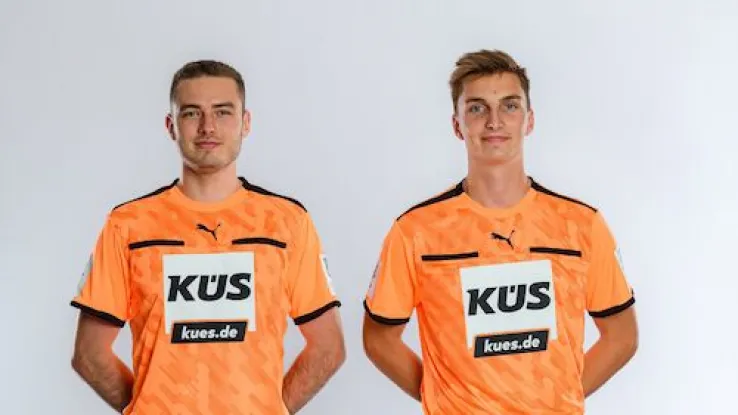 Schiedsrichter Lippoldes und Punte im Portrait 