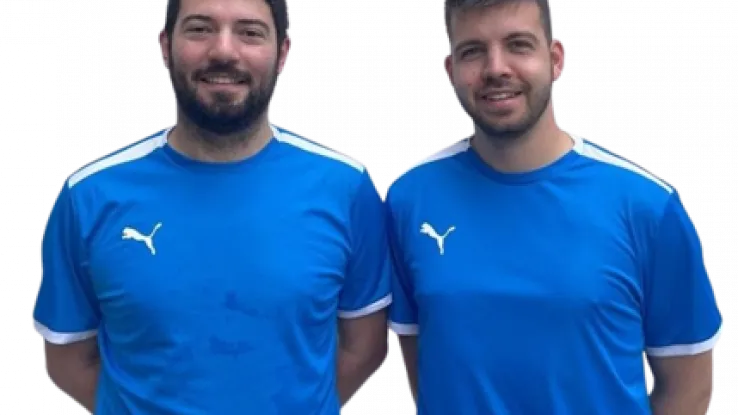 Das Schiedsrichter Duo Rösch und Tontsch