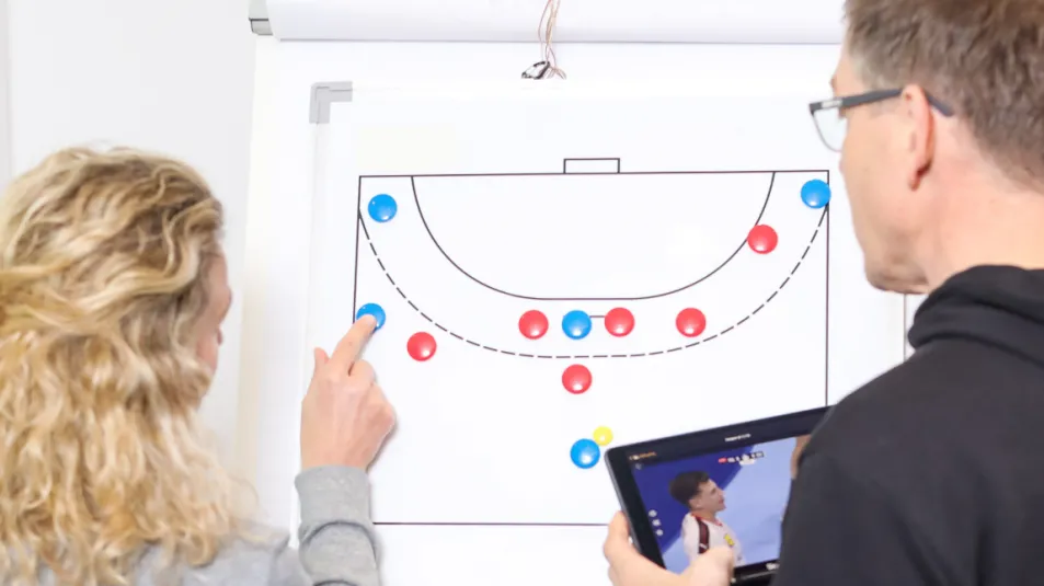 Taktiktafel im Einsatz