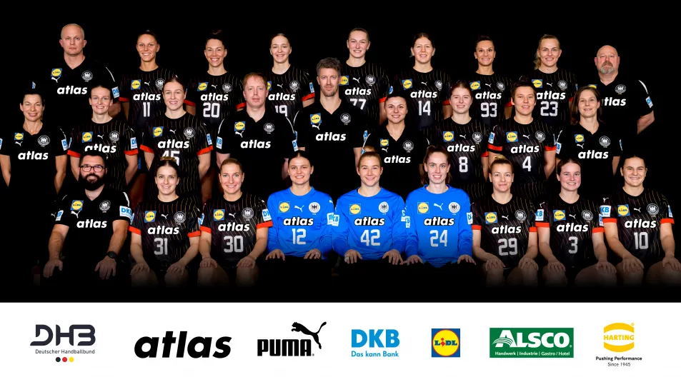 Mannschaftsfoto Frauen-Nationalmannschaft