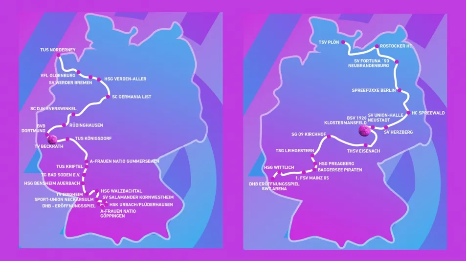 WM Bälle Route