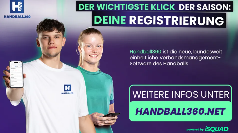 Handball360 Registrierung