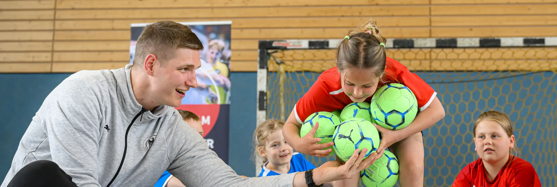 Kinderhandballtrainer in Ausbildung