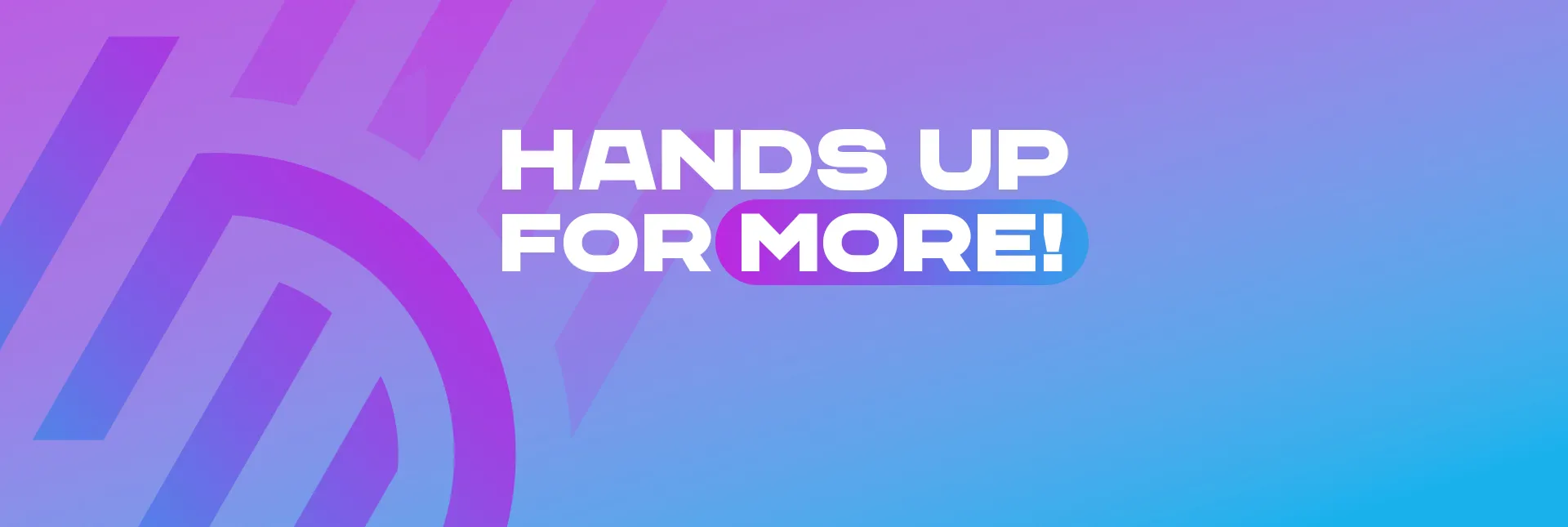 Hands up for more WM2025 Kampagne