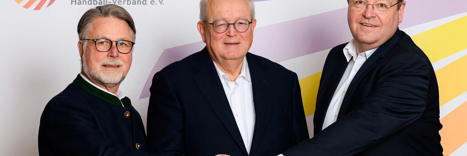 Die Präsidenten des Baden-Württembergischen Handball-Verbandes. - Foto: Marco Wolf