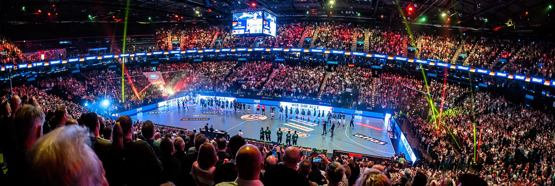 Volles Haus bei DHB-Länderspiel in Hamburg