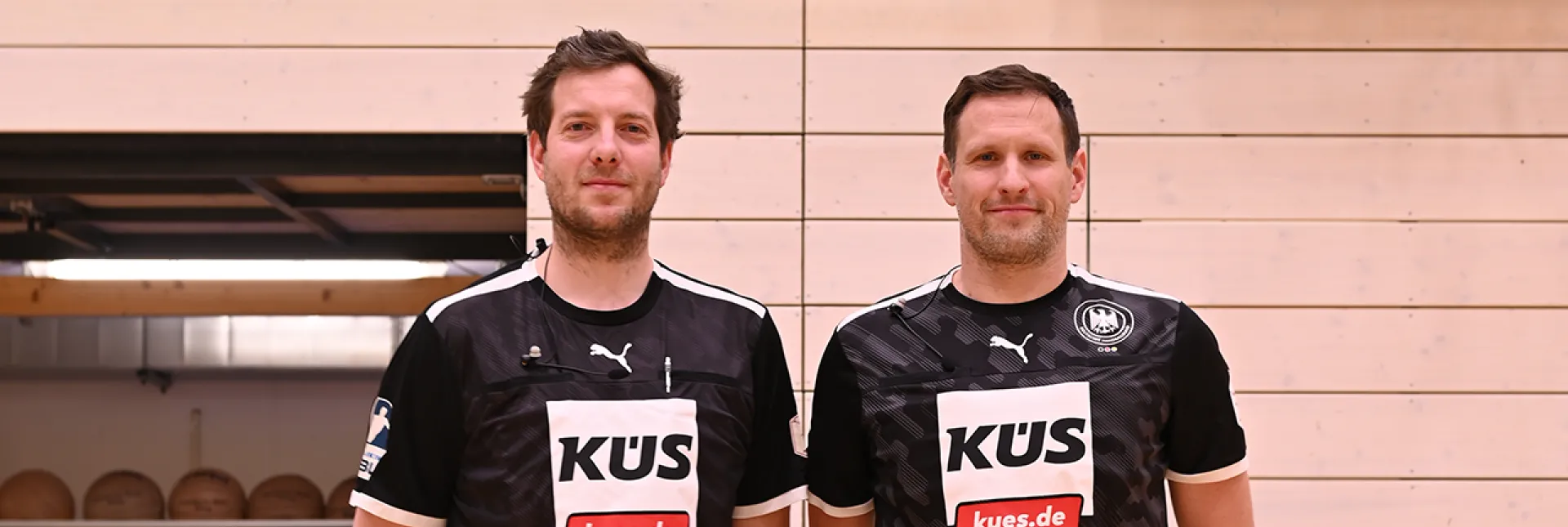 Nils Blümel und Ex-Bundesligatorhüter Jens Vortmann