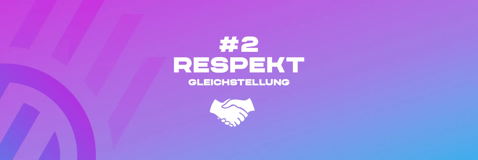 Respekt -Gleichstellung Header