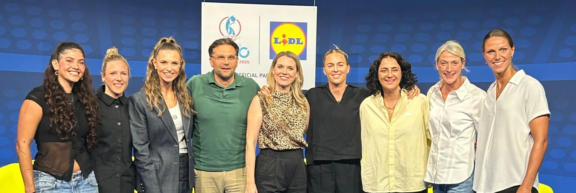 Expertenrunde des Lidl Events beim abschließenden Gruppenfoto