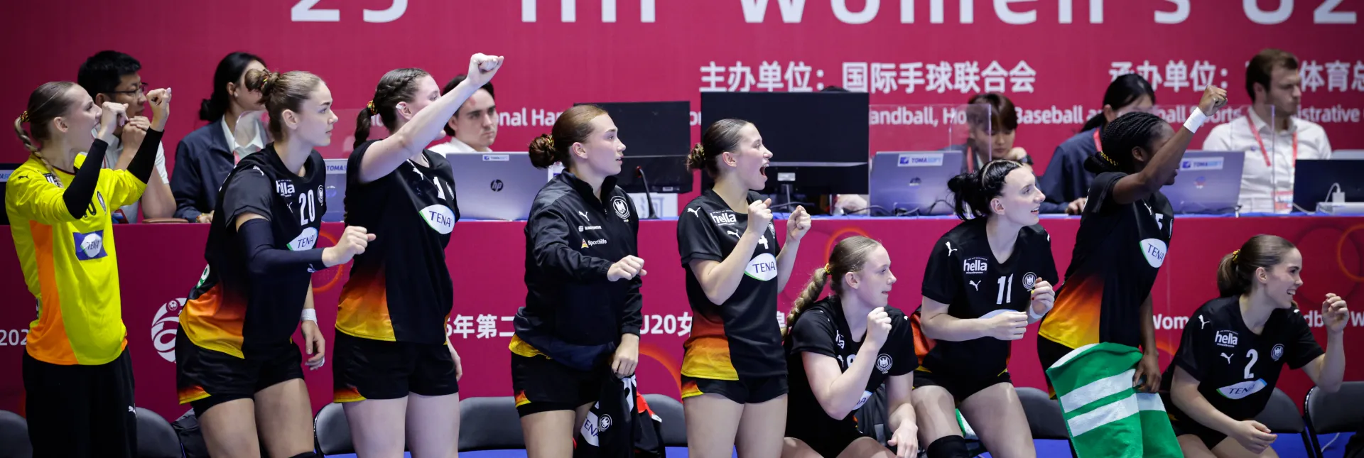 Zweites Spiel, zweiter Sieg: Die DHB-Auswahl erfüllte China auch gegen Kanada ihre Favoritenrolle. - Foto: kolektiff