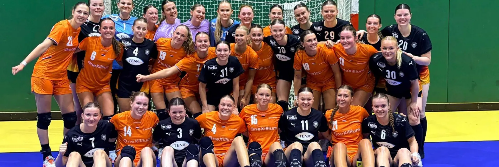 Niederländisch-deutsche Vergleiche vor der U18-WM in Papendal. - Foto: Bianca Pater