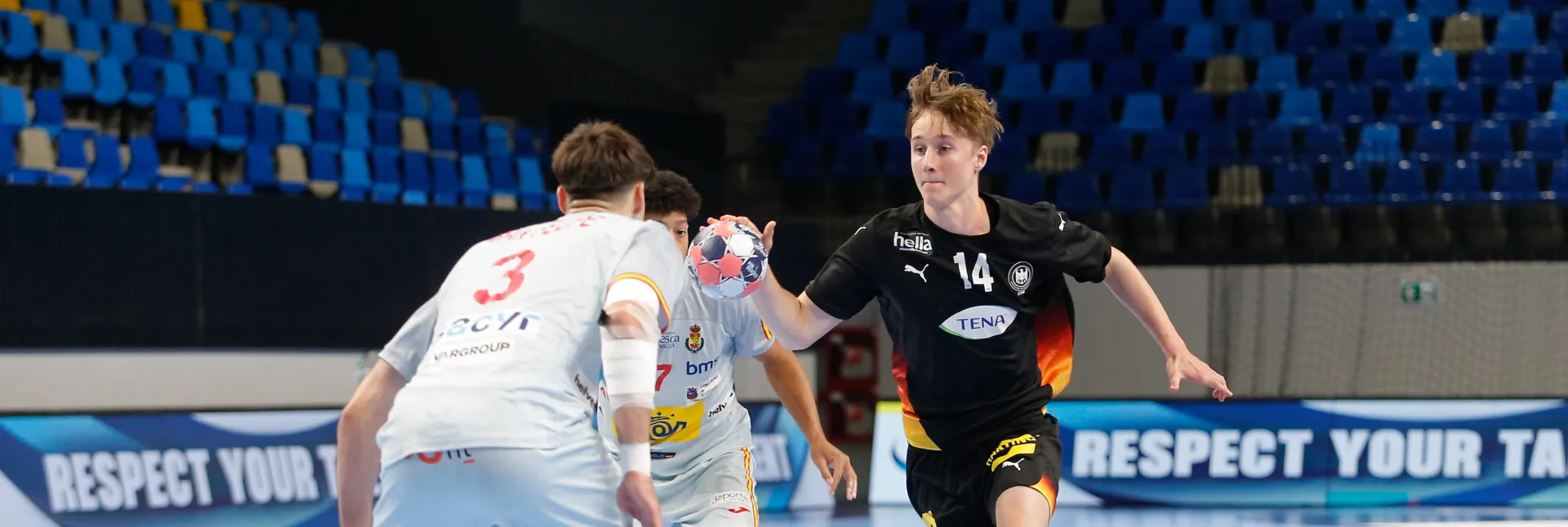 Caspar Gauer erhielt die Auszeichnung als Player of the match auf deutscher Seite. - Foto: Mihaela Bobar