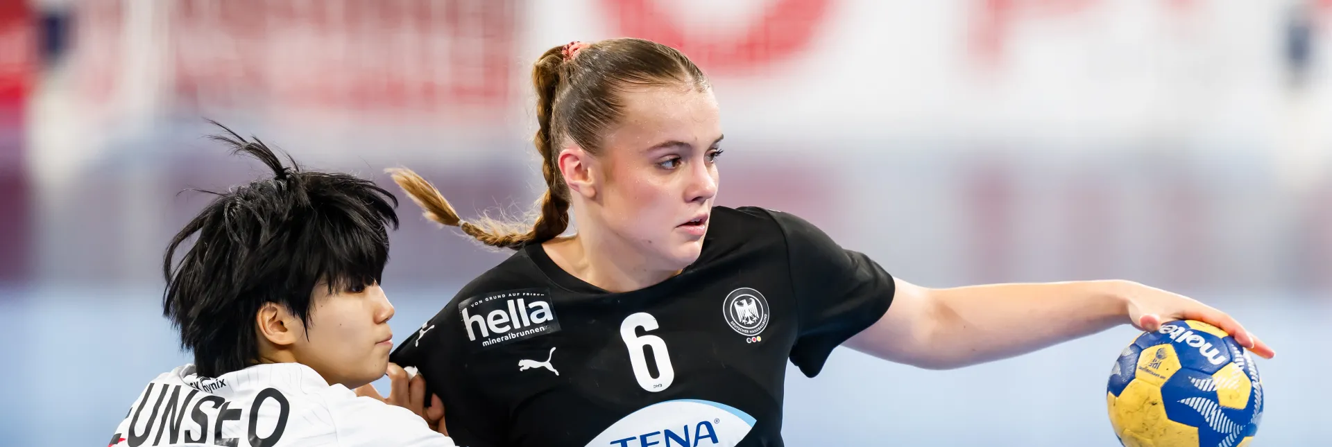 Pia Kastner beendete die U18-WM in Rumänien mit der DHB-Sieben als klarer Sieger gegen Südkorea. - Foto: Kolektiff