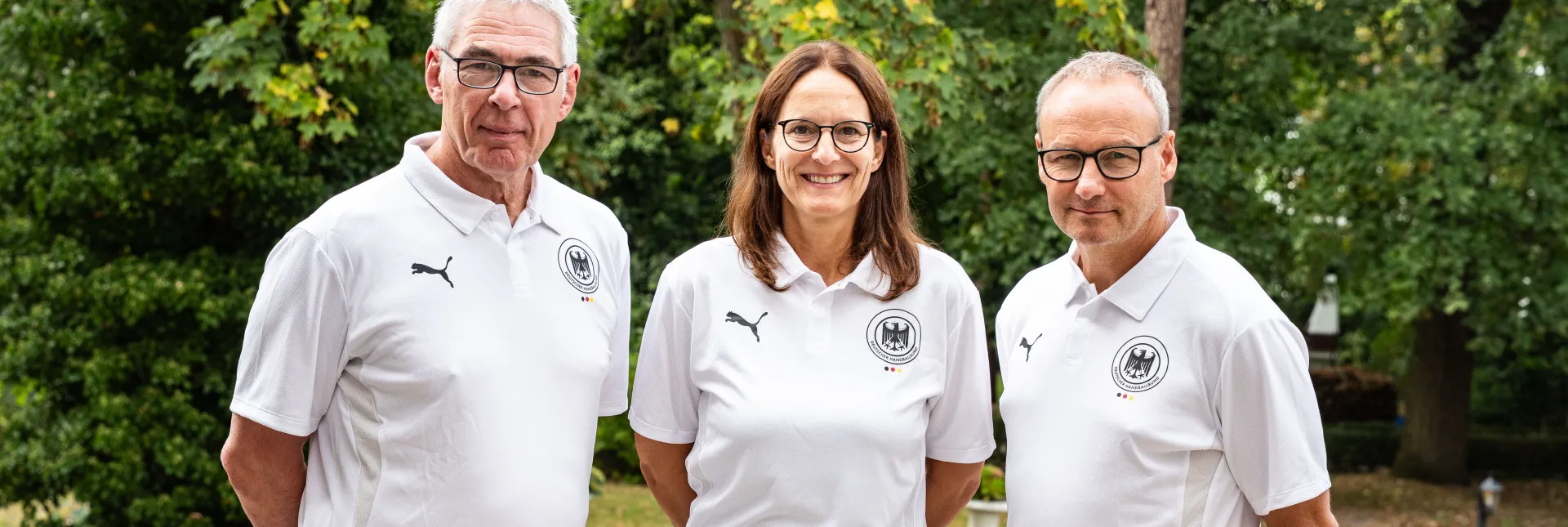 Gino Smits und Christopher Nordmeyer gemeinsam mit Heike Ahlgrimm, Chef-Bundestrainerin Nachwuchs weiblich. - Foto: Niklas Köppen