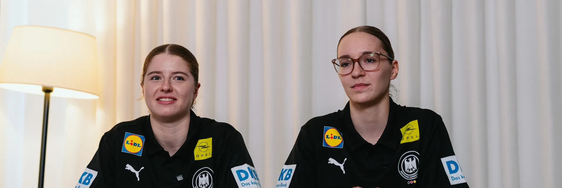 Nina Engel und Nieke Kühne beim Medientermin. - Foto: Lars Neumann