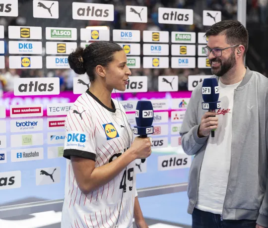 Aimée von Pereira im Interview mit DF1. - Foto: Kenny Beele