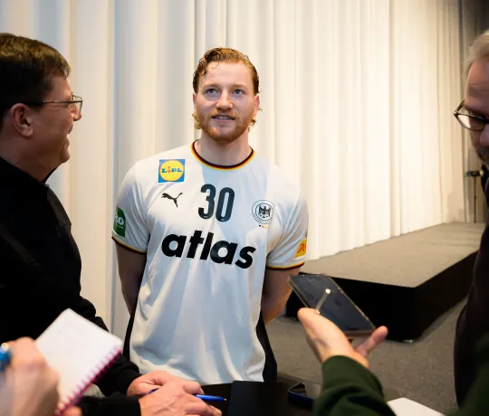 Tom Kiesler beim Medientermin 
