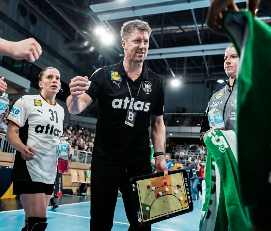 Markus Gaugisch beim Coachen