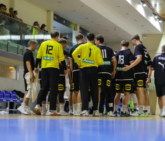 Die U18 männlich bei Länderspielen gegen Portugal