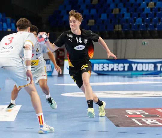 Caspar Gauer erhielt die Auszeichnung als Player of the match auf deutscher Seite. - Foto: Mihaela Bobar