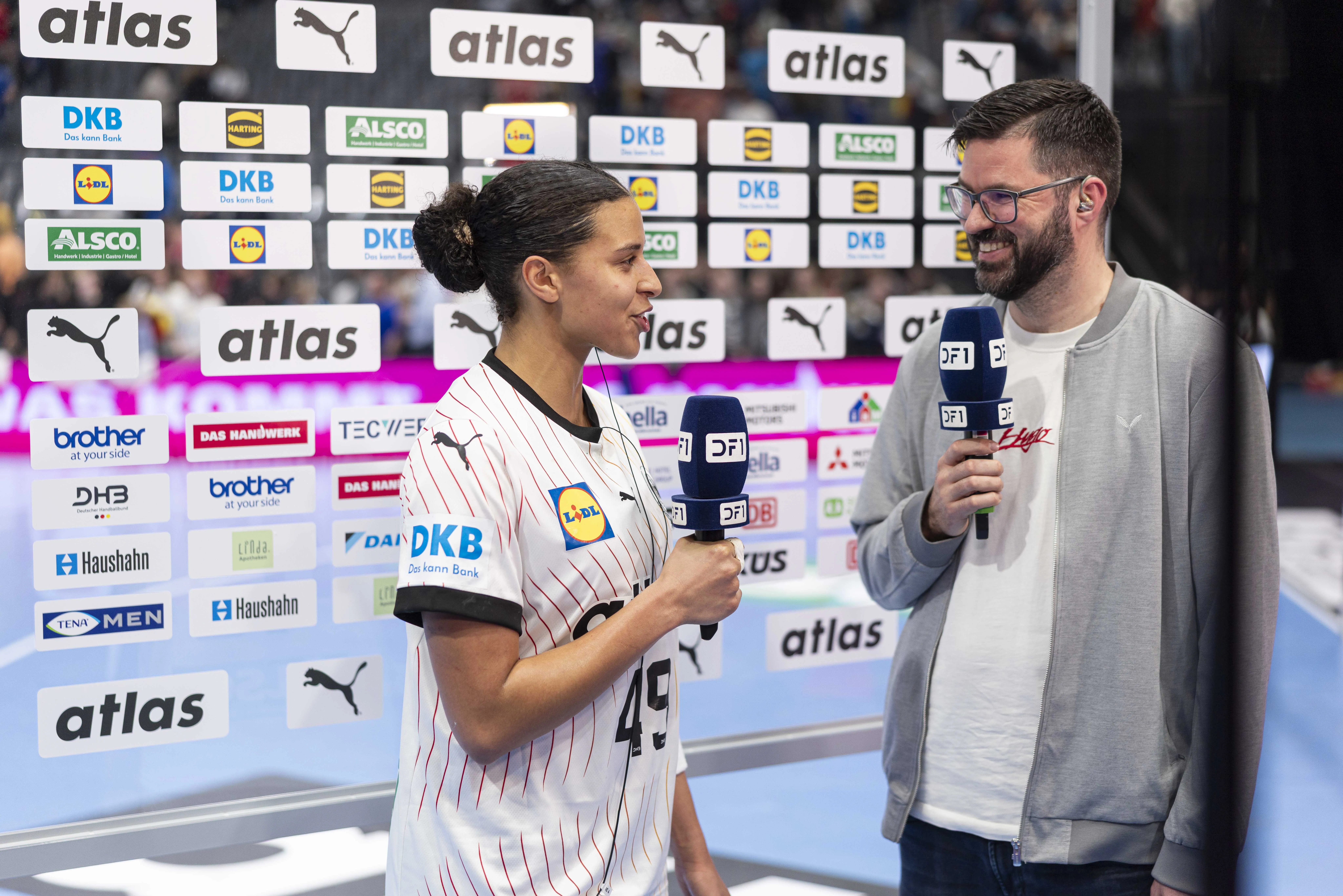 Aimée von Pereira im Interview mit DF1. - Foto: Kenny Beele