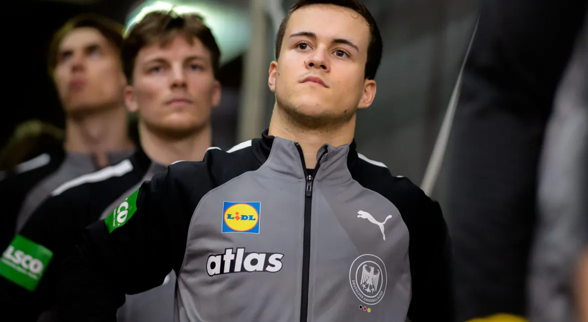 Tim Freihöfer vor dem Spiel