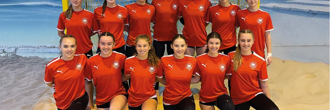 Mannschaftsfoto Jugend-Nationalmannschaft Beach