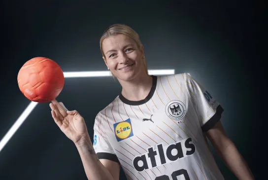 Die neue Kapitänin der Nationalmannschaft: Antje Döll. - Foto: ATLAS