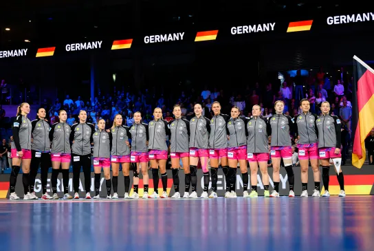 Die deutsche Frauen-Nationalmannschaft. - Foto: Marco Wolf