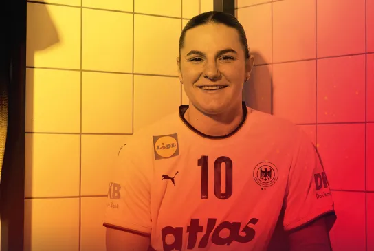 Mareike Thomaier in der Kabine