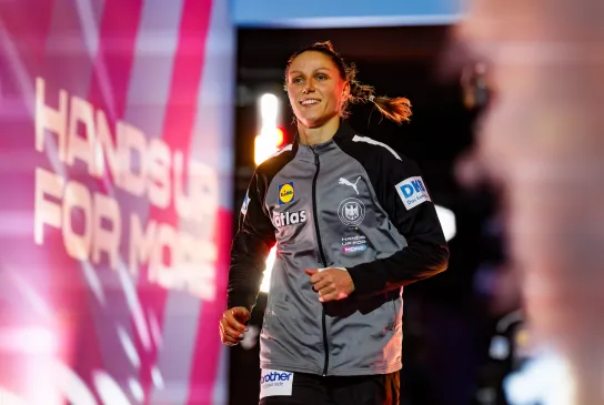 Xenia Smits läuft ein