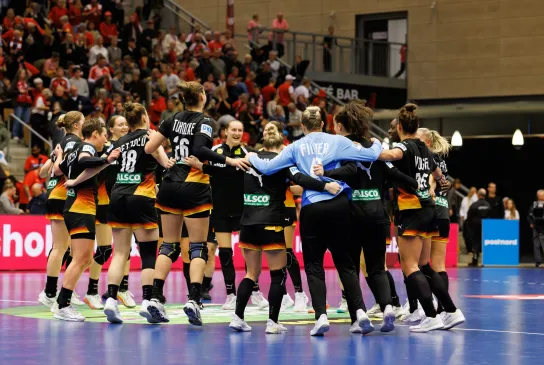 Frauen A gewinnen ihr erstes Spiel gegen Dänemark in der Golden League. | Foto: Mario Koberg