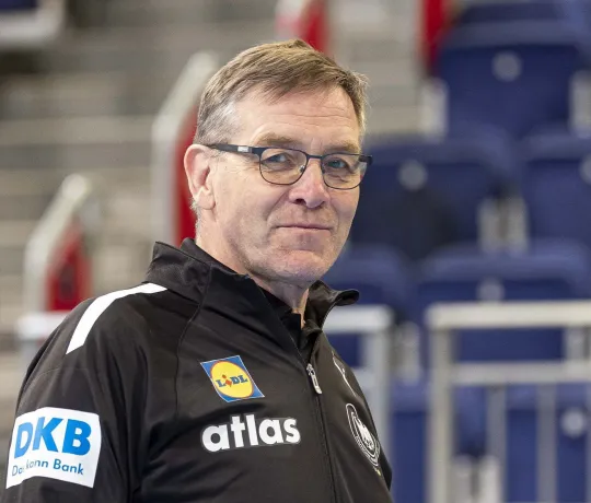 Bundestrainer Alfred Gislason. - Foto: Kenny Beele
